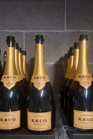 N° 6 bottiglie di Krug vuote