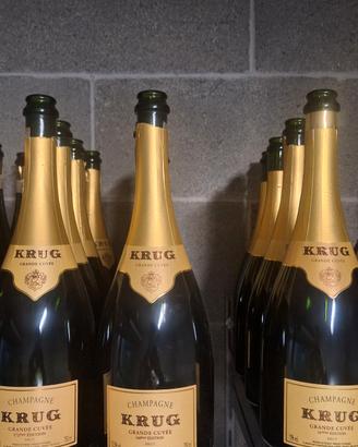 N° 6 bottiglie di Krug vuote
