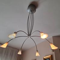 Lampadario da soggiorno a 6 luci Led o Alogene