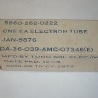 Valvola termoionica JAN-5876 by Tung-Sol Elec.Inc.