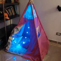 Tenda gioco artigianale cucita a mano