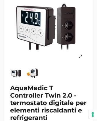 TERMOSTATO DIGITALE AQUA MEDIC TWIN 2.0