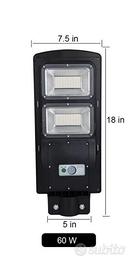 Lampada solare parete