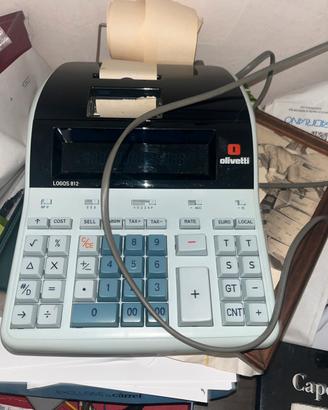 Calcolatrice stampante Olivetti Logos 812