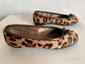 Ballerine leopardate in cavallino – Made in Italy