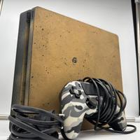 PlayStation 4 Slim Custom Dorata + Controller