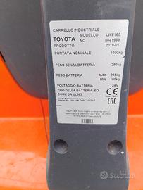 Transpallet elettrico Toyota