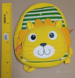 Zaino scuola materna Leone TOCHANG Giallo e Verde