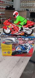 Moto Giocattolo con Pilota – Funzionamento a Batte