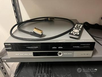 Lettore Vhs e Dvd Philips