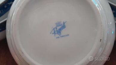 set 8 ciotole vintage Crown regent fine porcellana