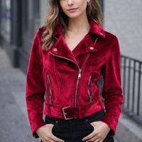 Cappottino rosso velluto