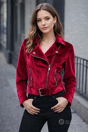 Cappottino rosso velluto