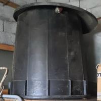 Vasca 500L con coperchio e rubinetto