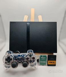 PS2 CONSOLE SONY PLAYSTATION 2 SLIM COMPLETA MX4SI