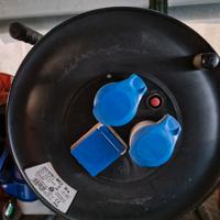 prolunga da cantiere 3X2,5 30mt  spina  220V  blu 