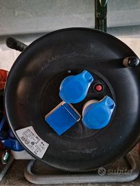 prolunga da cantiere 3X2,5 30mt  spina  220V  blu 