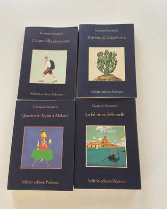 4 Libri Gaetano Savatteri - I Gialli di Màkari