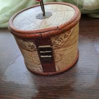 scatola,cofanetto stile country in legno 