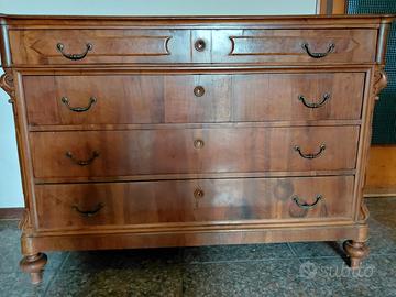 Comò antico  fine '900 in legno 