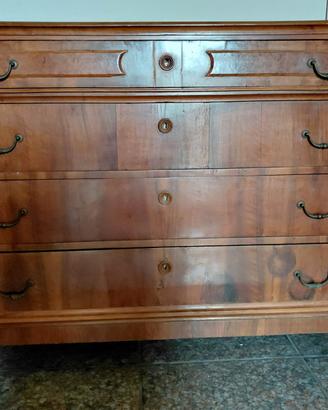Comò antico  fine '900 in legno 