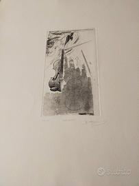 Litografia "La nascita del violino"