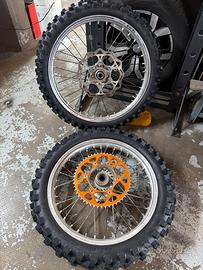 Cerchi excel 19/21 per KTM husquarna