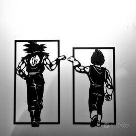 Quadro doppo Goku e Vegeta