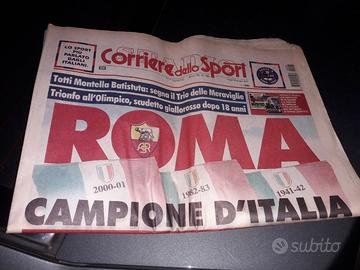 corriere dello sport scudetto Roma 