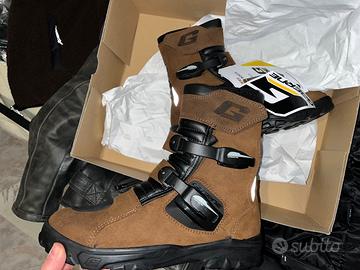 Stivali moto adventure Gaerne Dune Aquatech Brown