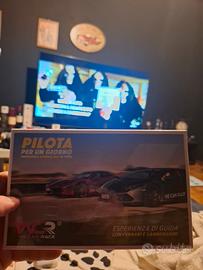 cofanetto pilota in pista