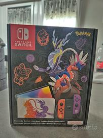 nintendo switch oled scarlatto e violetto edition