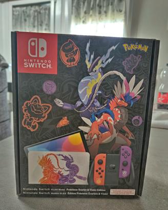 nintendo switch oled scarlatto e violetto edition