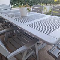 Tavolo da giardino con 6 Sedie 