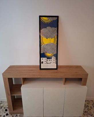 Stampa D'Arte FORNASETTI "Sole e Nuvole"