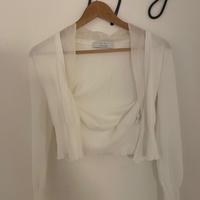 coprispalle bianco in cotone