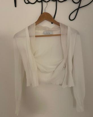 coprispalle bianco in cotone