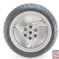 Cerchio ruota posteriore 3 razze argento 17x4,5 Du