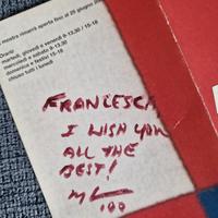 Jeff Koons - Autografo originale con dedica