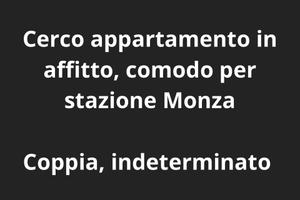 Coppia, bilocale Monza, comodo per stazione