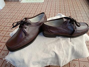 SCARPE UOMO invernali IN PELLE Mis. 42 NUOVE