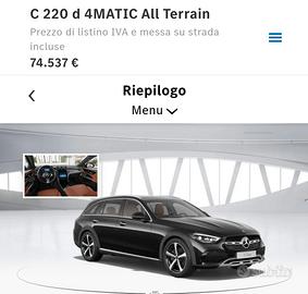 Mercedes all terrain c 220 desel 4 matic