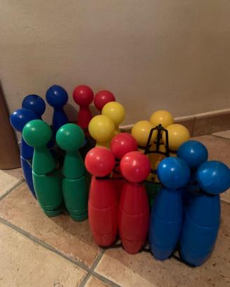 Gioco birilli con palle