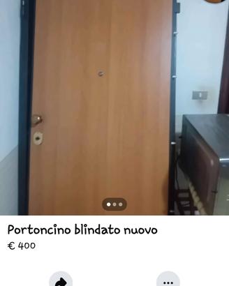portoncino blindato 
