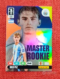 card 608 Rookie Nico Paz Adrenalyn World Cup 2026