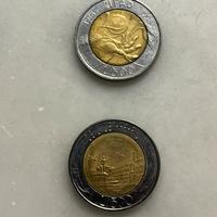 Monete 500 Lire IFAD  piccole lire 1993 1996