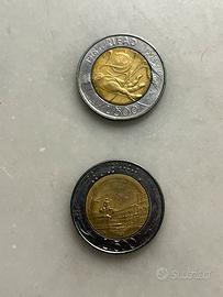 Monete 500 Lire IFAD  piccole lire 1993 1996