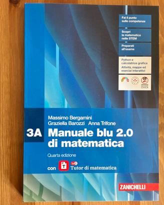 Manuale di matematica zanichelli 4ªedizione