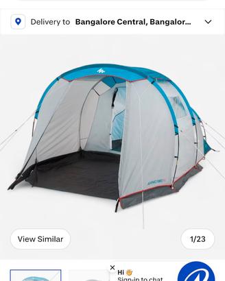 Quechua Arpenaz Family 4.1 Camping Tent.