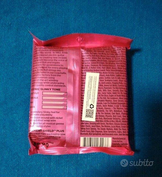 Ernie Ball 1009 Corda Per Chitarra Elettrica O Acustica Calibro 009 749699110095